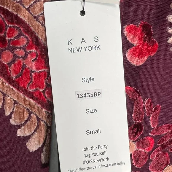 KAS of New York  Velvet burnout bomber jacket - Picture 7 of 13